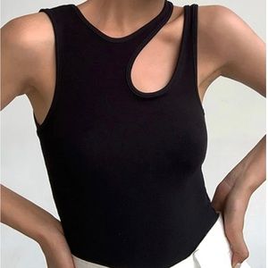 Trendy Cut Out Tank Top